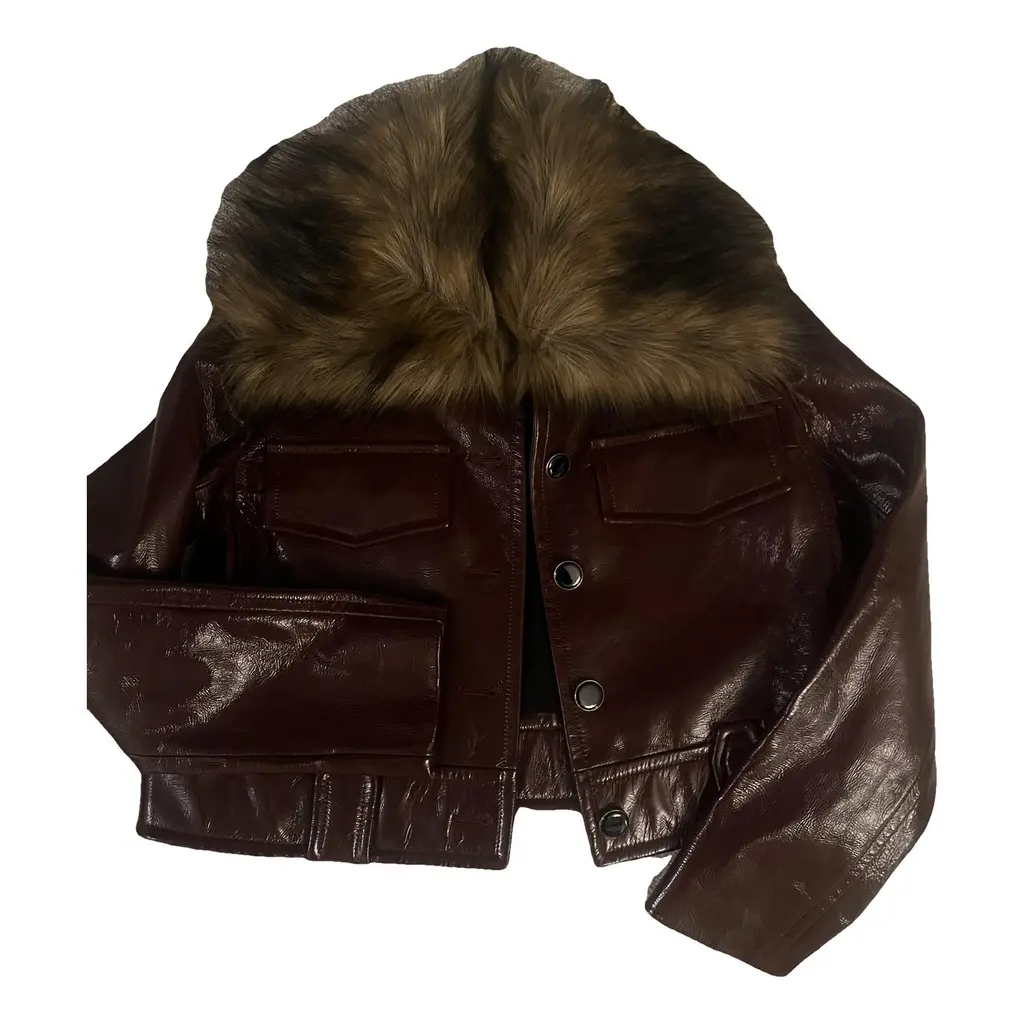 Burgundy Leather Jacket